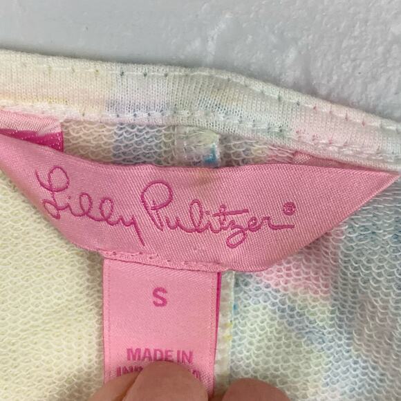 Lilly Pulitzer Harper Shift Dress Womens Small Blue White Floral Tropical - Picture 5 of 10